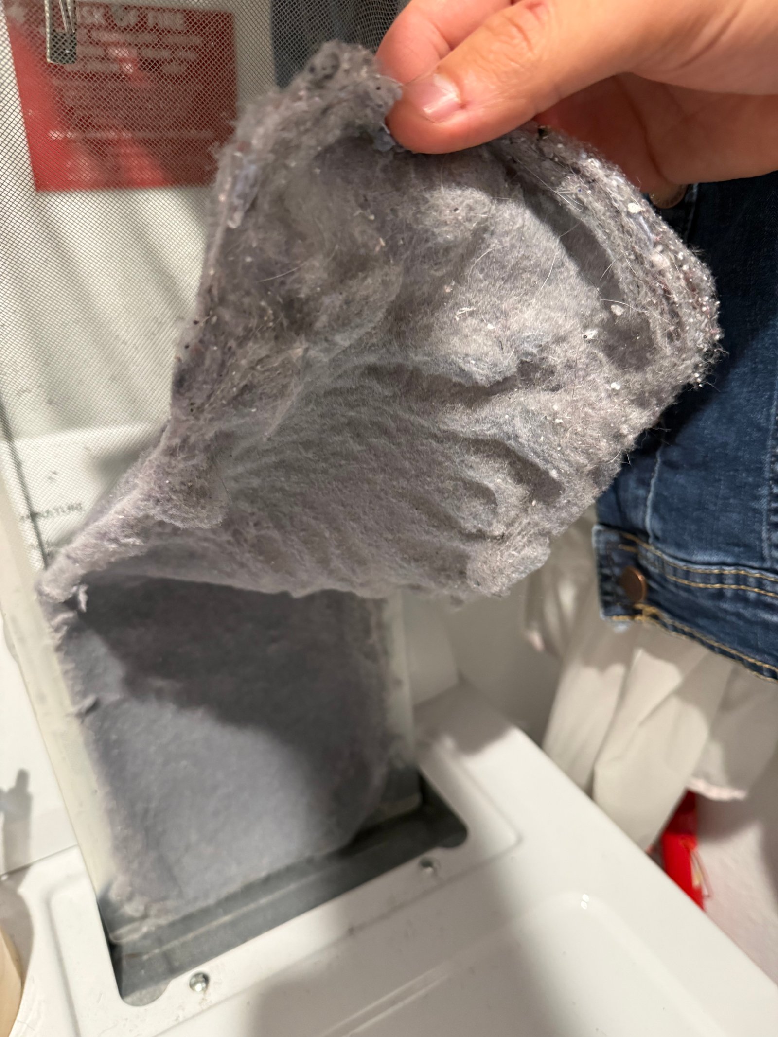 Dryer vent lint buildup removed from Cypress home
